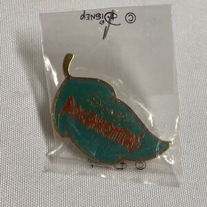 Disney Vintage Pocahontas Movie Promo Leaf Pin New!